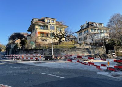 Transformation maison à Vevey – mise en séparatifs canalisations et réseaux