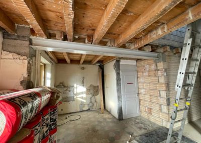 OVALE & Partenaires Génie Civil - Transformation maison individuelle à Chavannes-près-Renens - renfort métallique