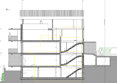 OVALE & Partenaires Ingénieur Civil - Immeuble Trolliet Corseaux - Coupe-type