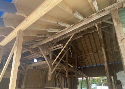 Réhabilitation ancienne ferme familiale Les Cullayes