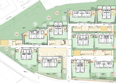 OVALE & Partenaires ingénieur civil - Construction lotissement villas jumelées La-Tour-de-Peilz - Plan de situation