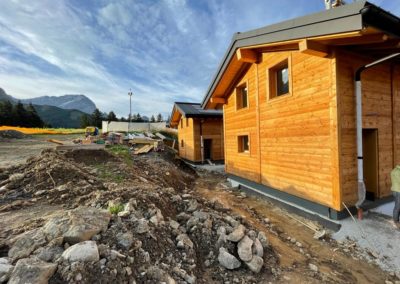 Construction mazots – chalets hôteliers – Hameau Frience à Gryon