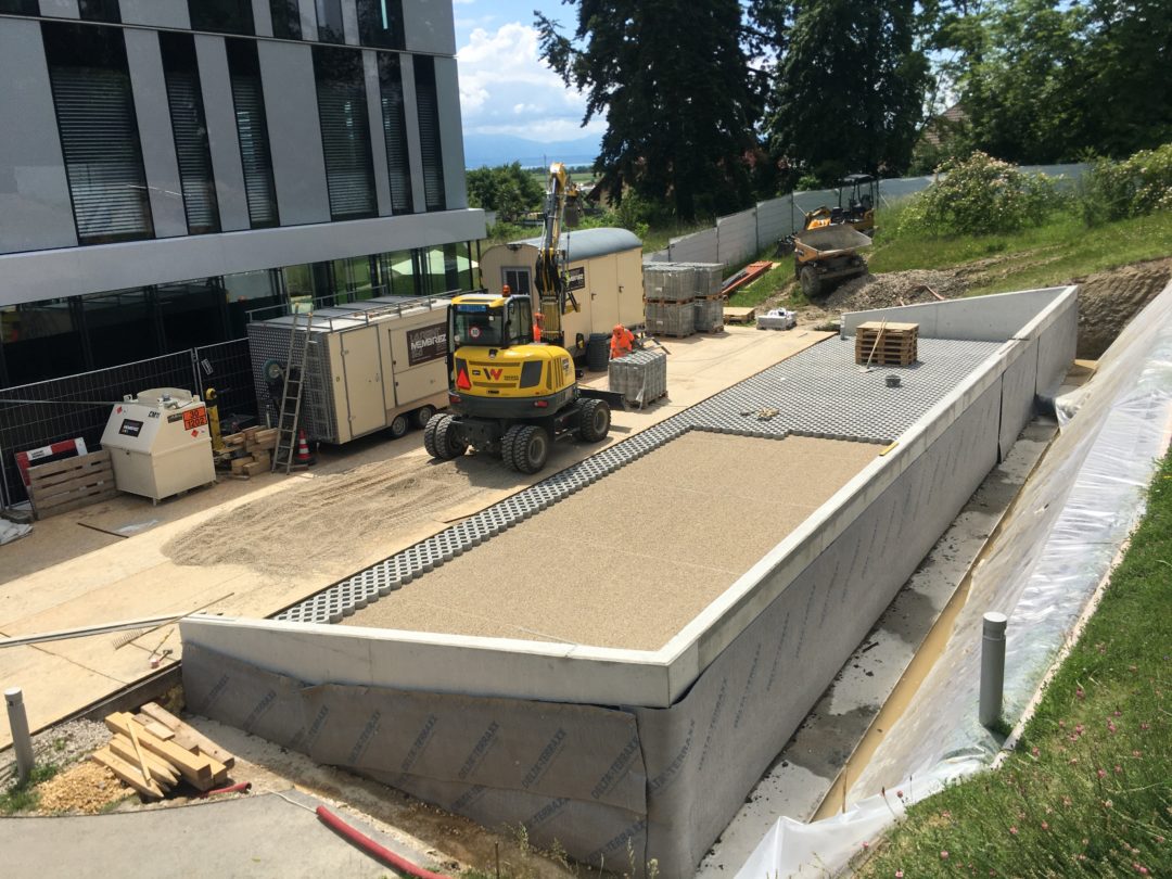 OVALE & Partenaires - ingénieur civil - Adjonction d'un parking au pied d'un immeuble à Tolochenaz